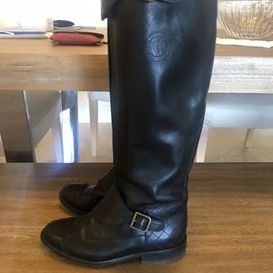 Chanel riding boots size 7